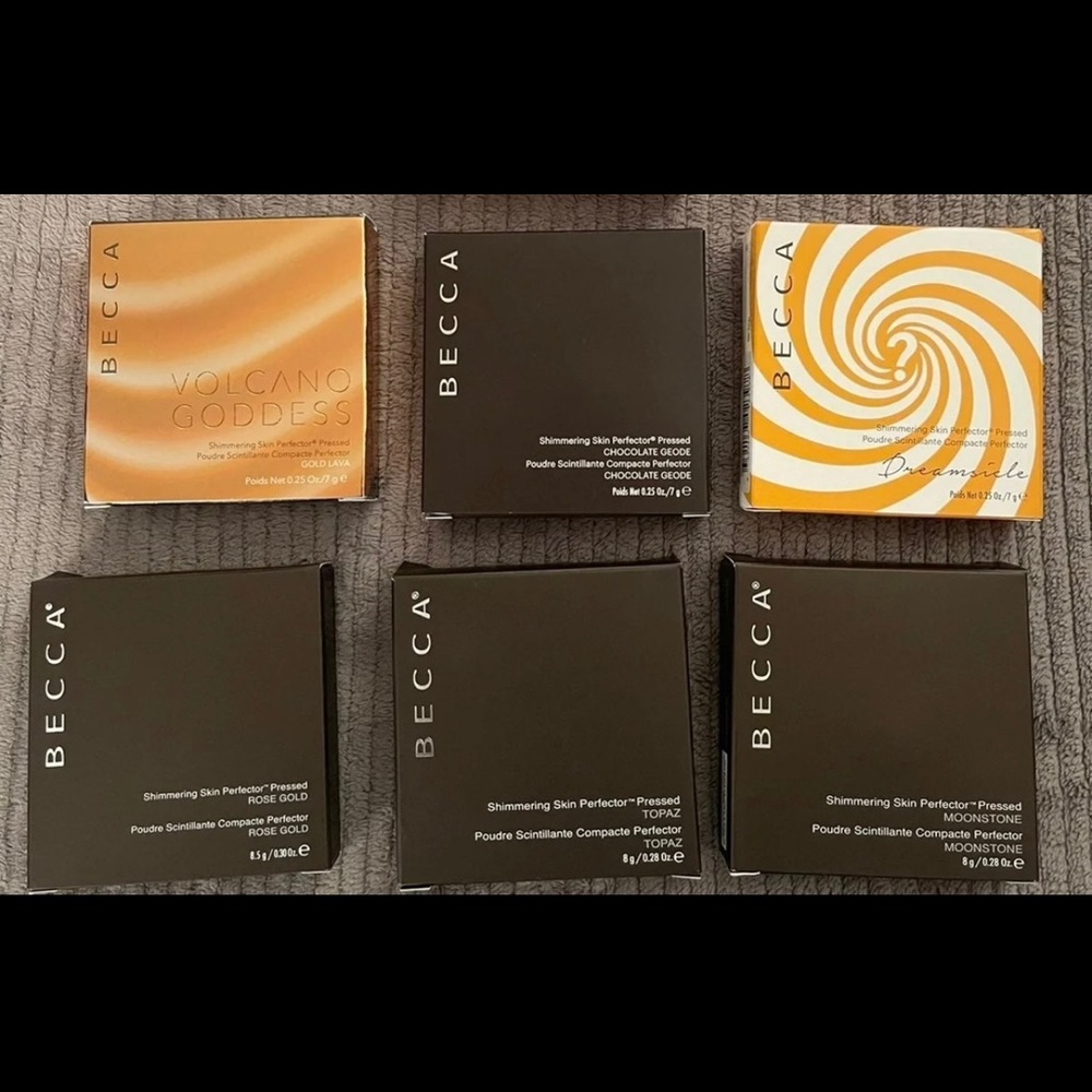Becca highlighters